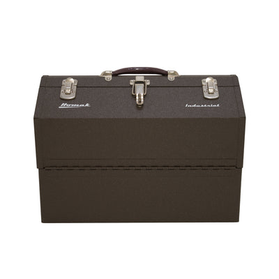 Homak Steel Industrial Expanding Cantilever 22 Inch Toolbox, Brown (Open Box)