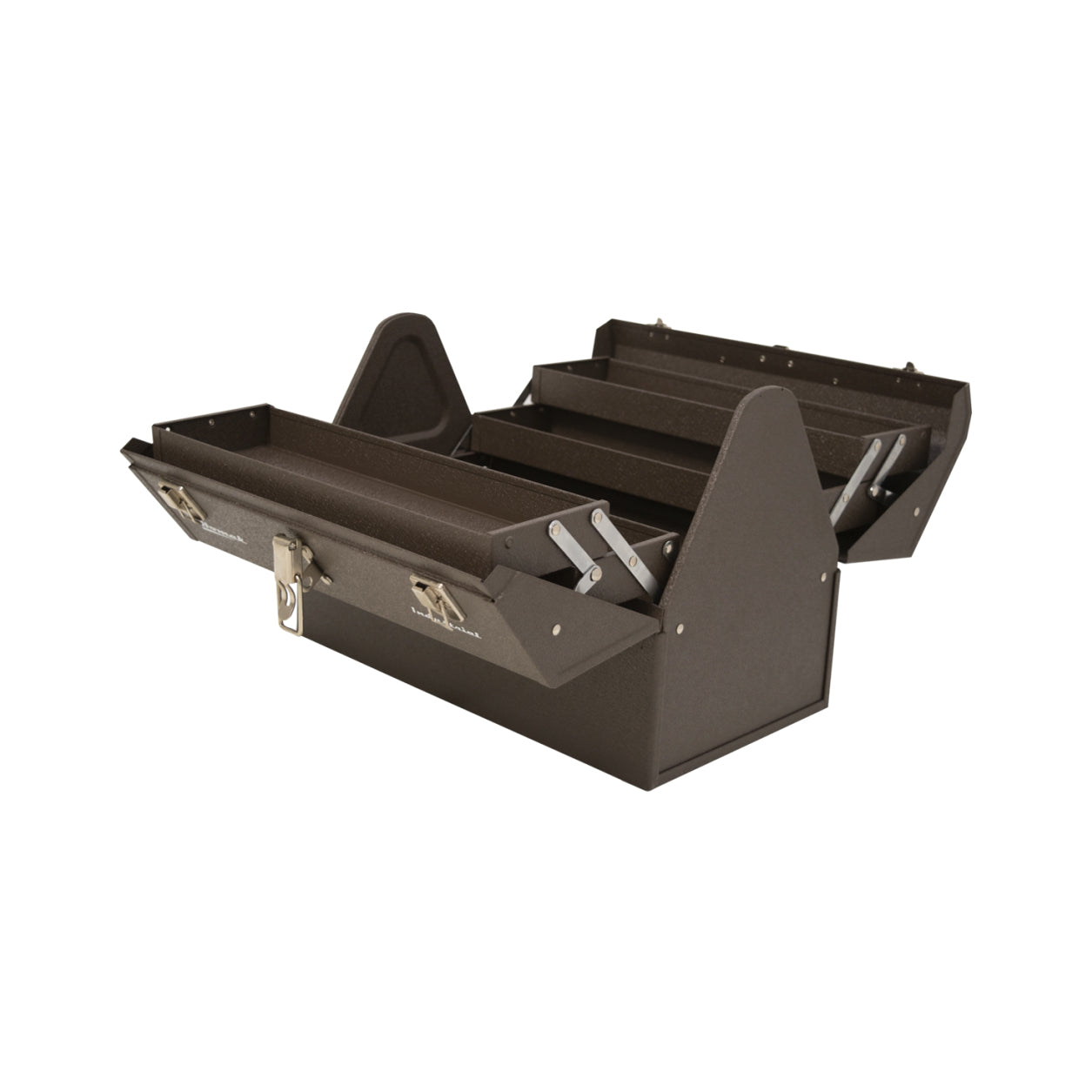 Homak Steel Industrial Expanding Cantilever 22 Inch Toolbox, Brown (Open Box)
