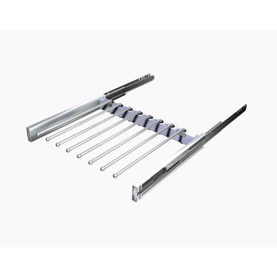 Rev-A-Shelf Sidelines PSCSL-1814SC-SC 18" Soft Close Pants Rack, Satin Chrome