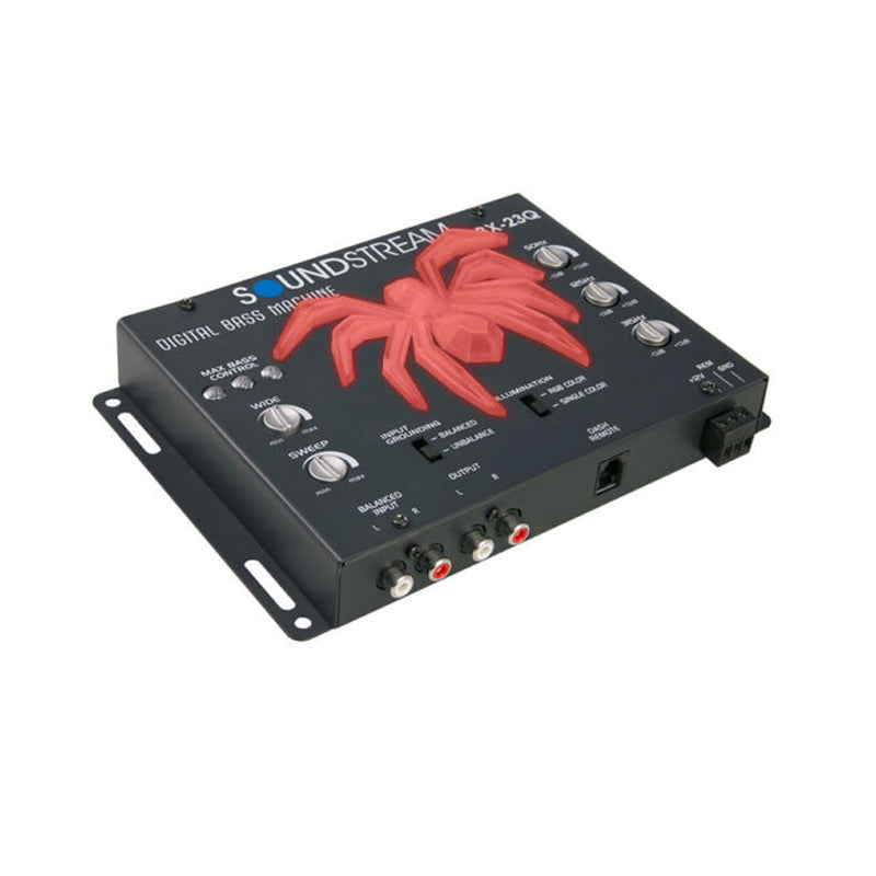 SoundStream BX-23Q Digital Car Audio Bass Booster Restoration Processor, Black