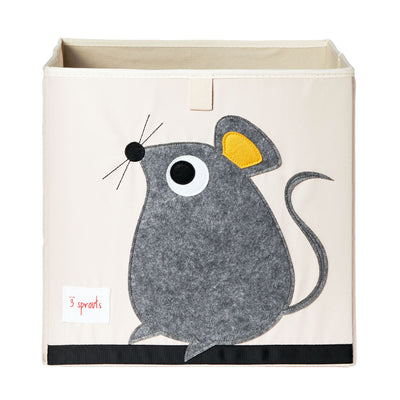 3 Sprouts Children's Storage Toy Bins, Hedgehog, Mouse, Owl, & Sheep (4 Pack)