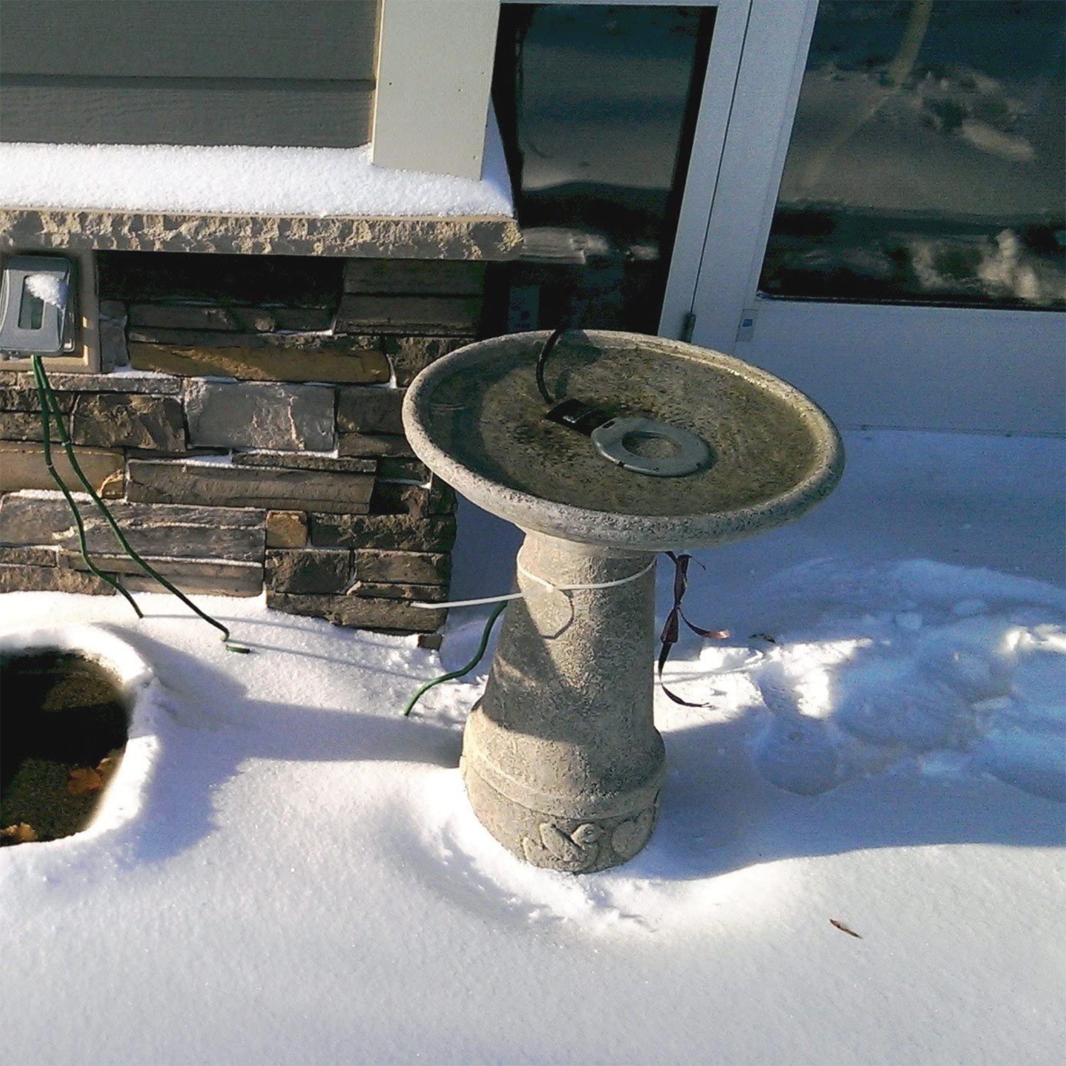 Farm Innovators 150W Electric Heated Bird Bath DeIcer, Cast Aluminum (2 Pack) - VMInnovations