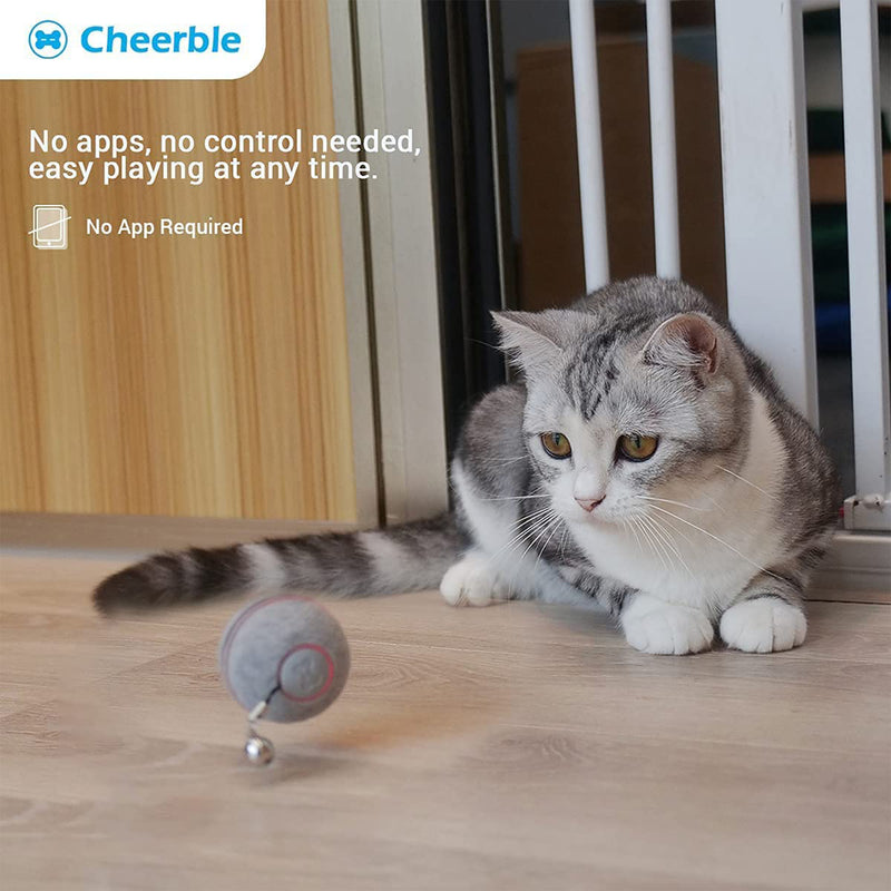 Cheerble Automatic Propelling 3 Speed Interactive Pet Cat Ball (Open Box)