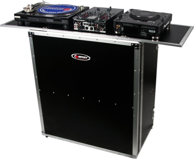 Odyssey Flight Zone 54x37 Foldout Collapsible Combo Pro DJ Table Stand(Open Box) - VMInnovations