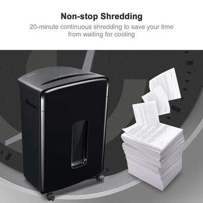 Bonsaii Portable 20 Sheet Cross Cut Paper P-4 High Security Shredder (For Parts)