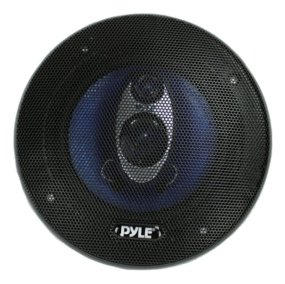 Pyle PL53BL 5.25" 200W 3-Way Car Audio Triaxial Speakers Stereo Blue (Pair)