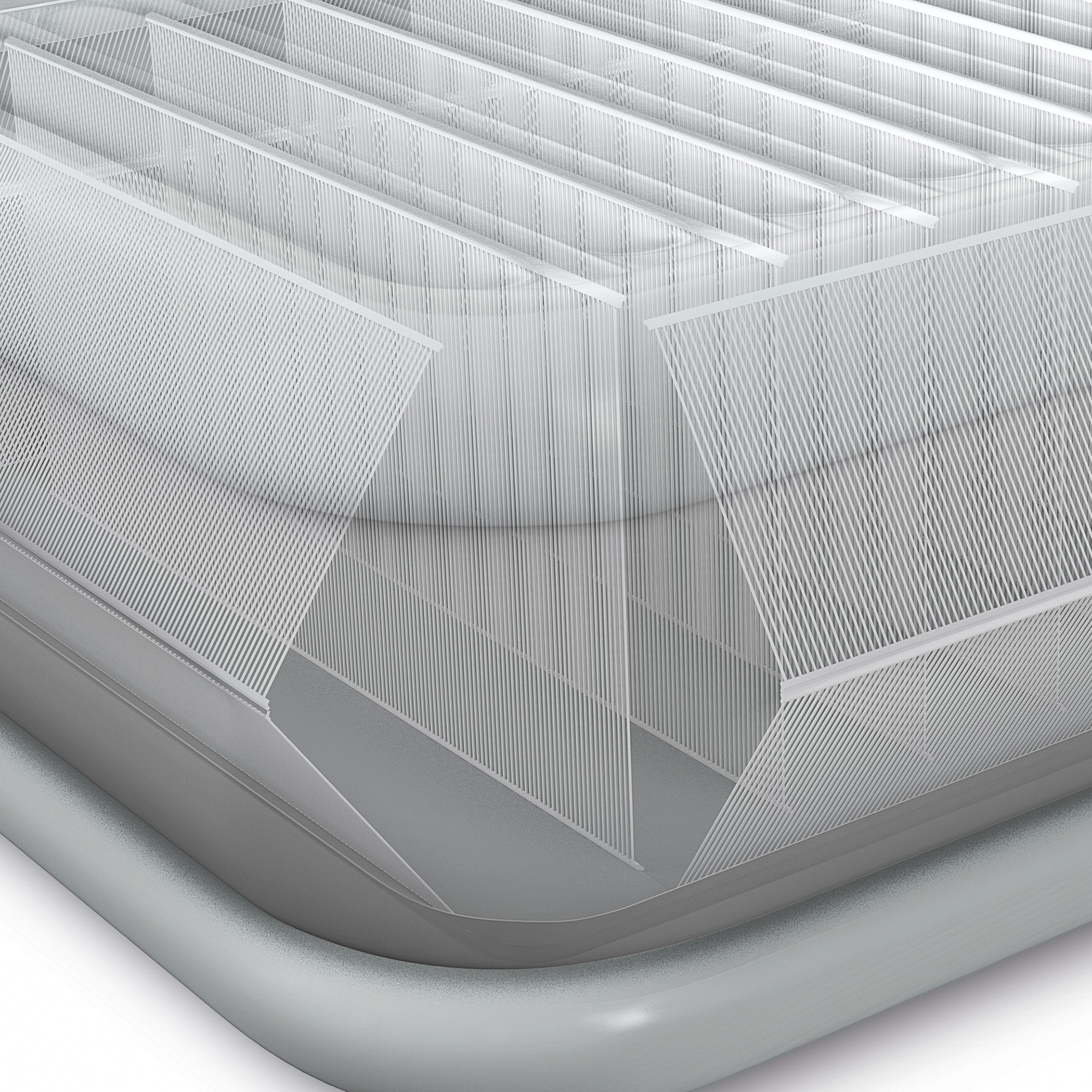 Intex High Rise Dura Beam Air Bed Mattress w/ Built-In Pump, Queen (5 Pack)