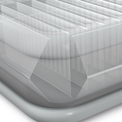 Intex High Rise Dura Beam Air Bed Mattress w/ Built-In Pump, Queen (6 Pack)