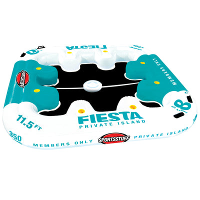 Sportsstuff Fiesta Private Island 8-Person Floating Lake Raft (Open Box)