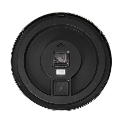 Bulova C4849 Metro 16" Contemporary Metal Wall Clock, Satin Pewter (Open Box) - VMInnovations