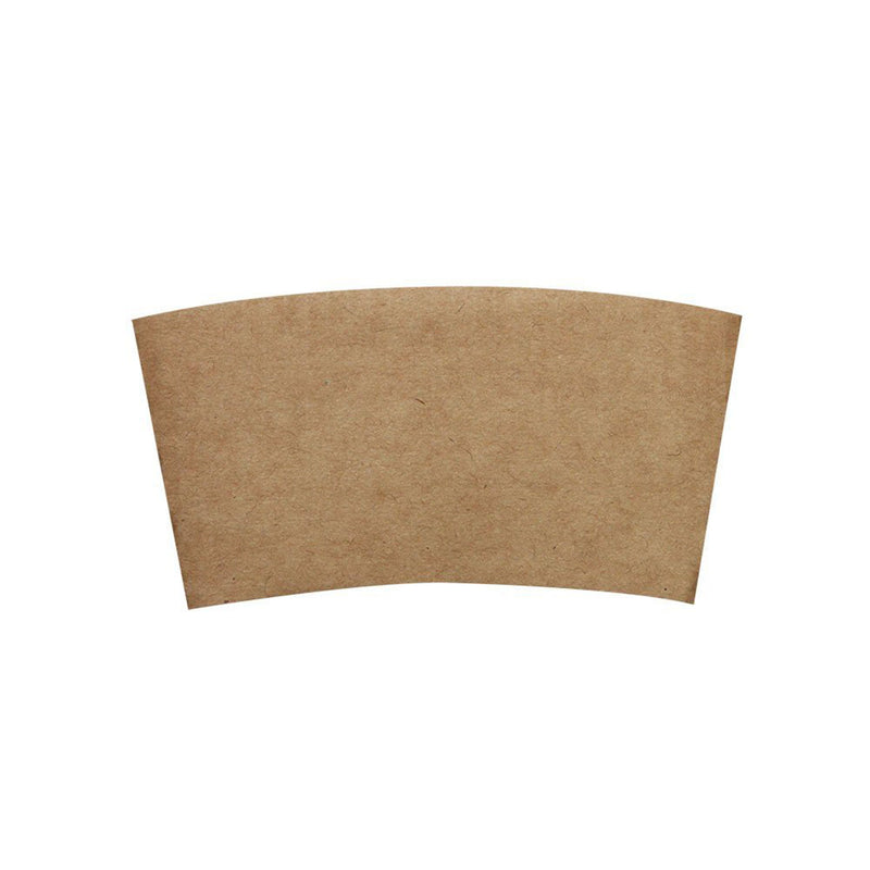 Karat Traditional Paper Jacket Sleeve for 8oz Hot Cups Brown 1000 Pack(Open Box)