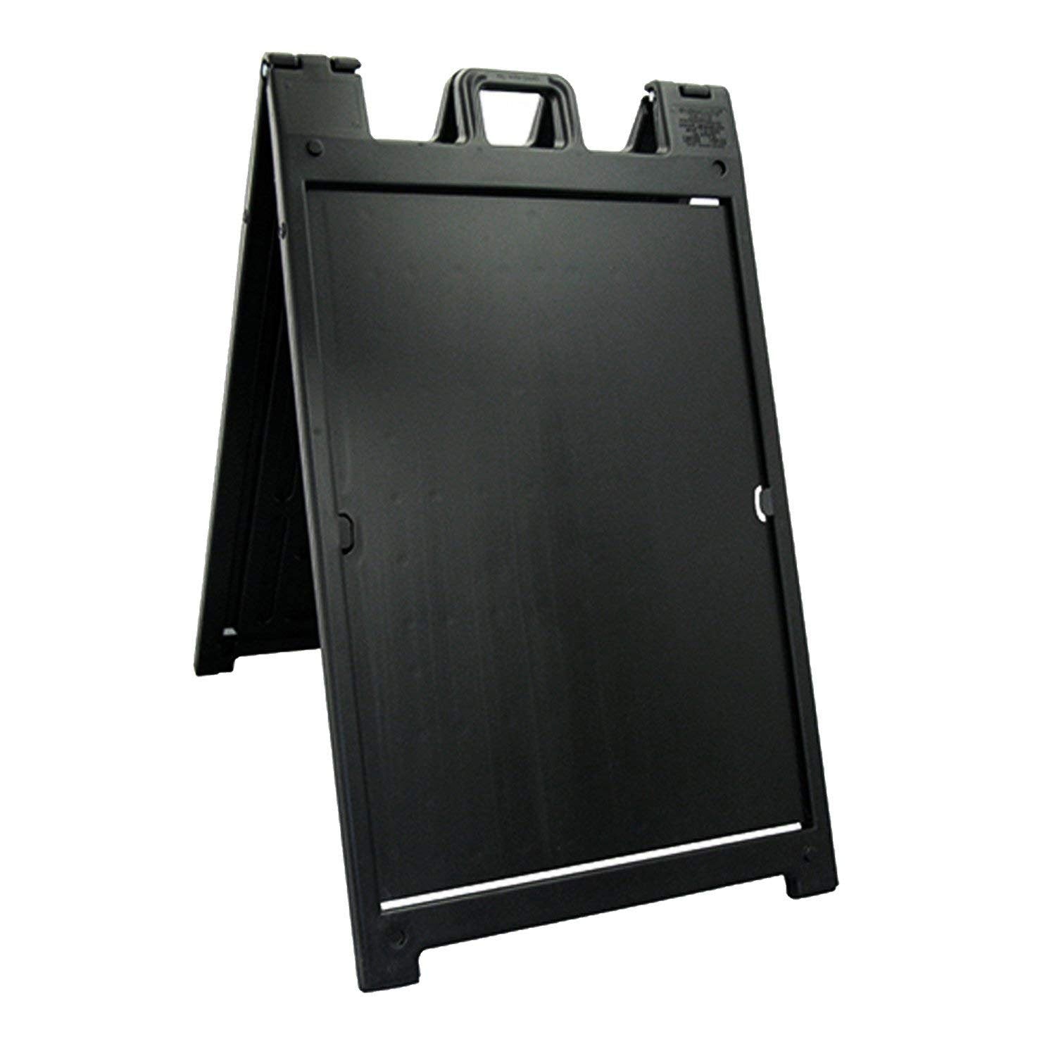 Plasticade Deluxe Signicade Portable Folding Double Sided Sign Stand (3 Pack) - VMInnovations