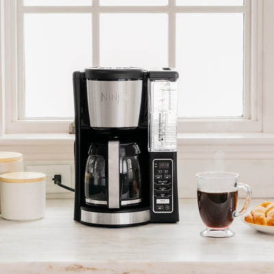 Ninja 12 Cup Programmable Coffee Maker, Black (Certified Refurbished) (Open Box)