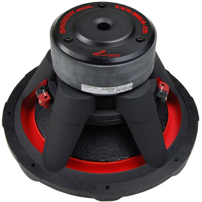 Audiopipe TXX-BD3-15 15 Inch 2400W DVC Dual 4 Ohm High Power Subwoofer (4 Pack)