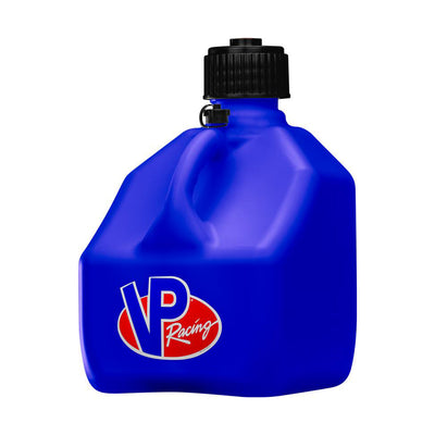 VP Racing 3 Gallon Square Heavy Duty Utility Jug, Blue (2 Pack)