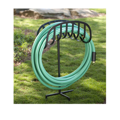 Liberty Garden Decorative Powder Coated Steel Garden Hose Storage Stand (4 Pack) - VMInnovations