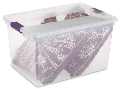 Sterilite 66 Quart Storage Totes, 6 Pack, and 6 Quart Storage Totes, 12 Pack - VMInnovations