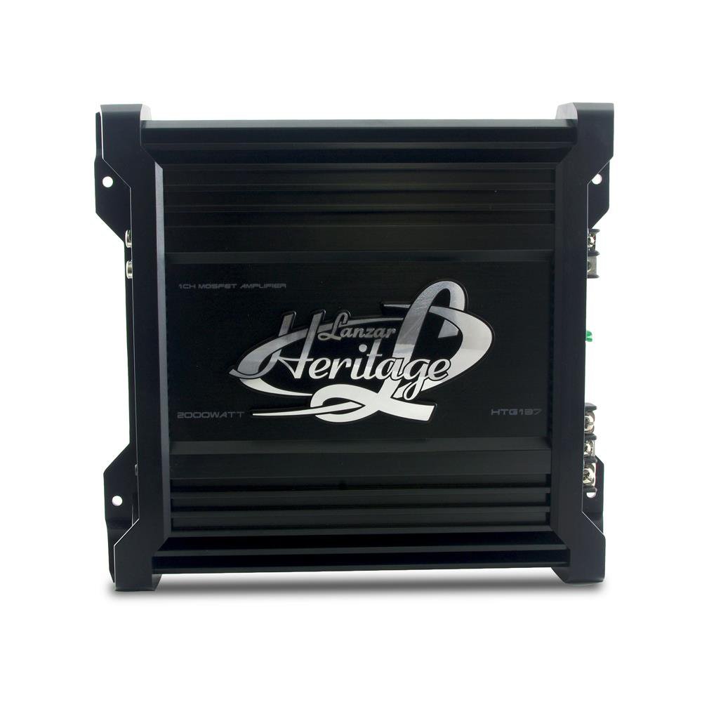 Lanzar Heritage Series HTG137 2000 Watt Monoblock Car Audio Amplifier (2 Pack)