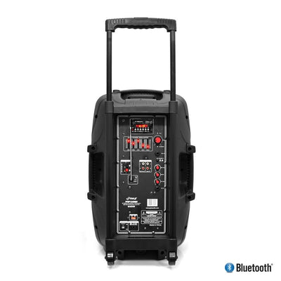Pyle 800W Portable Bluetooth PA Loudspeaker Speaker + Accessories (Refurbished)