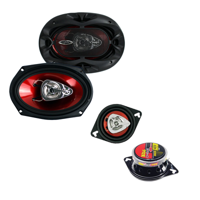 Boss 6x9 3 Way 400 Watt Chaos Extreme Series Speakers & 3.5 In Coaxial Speakers - VMInnovations
