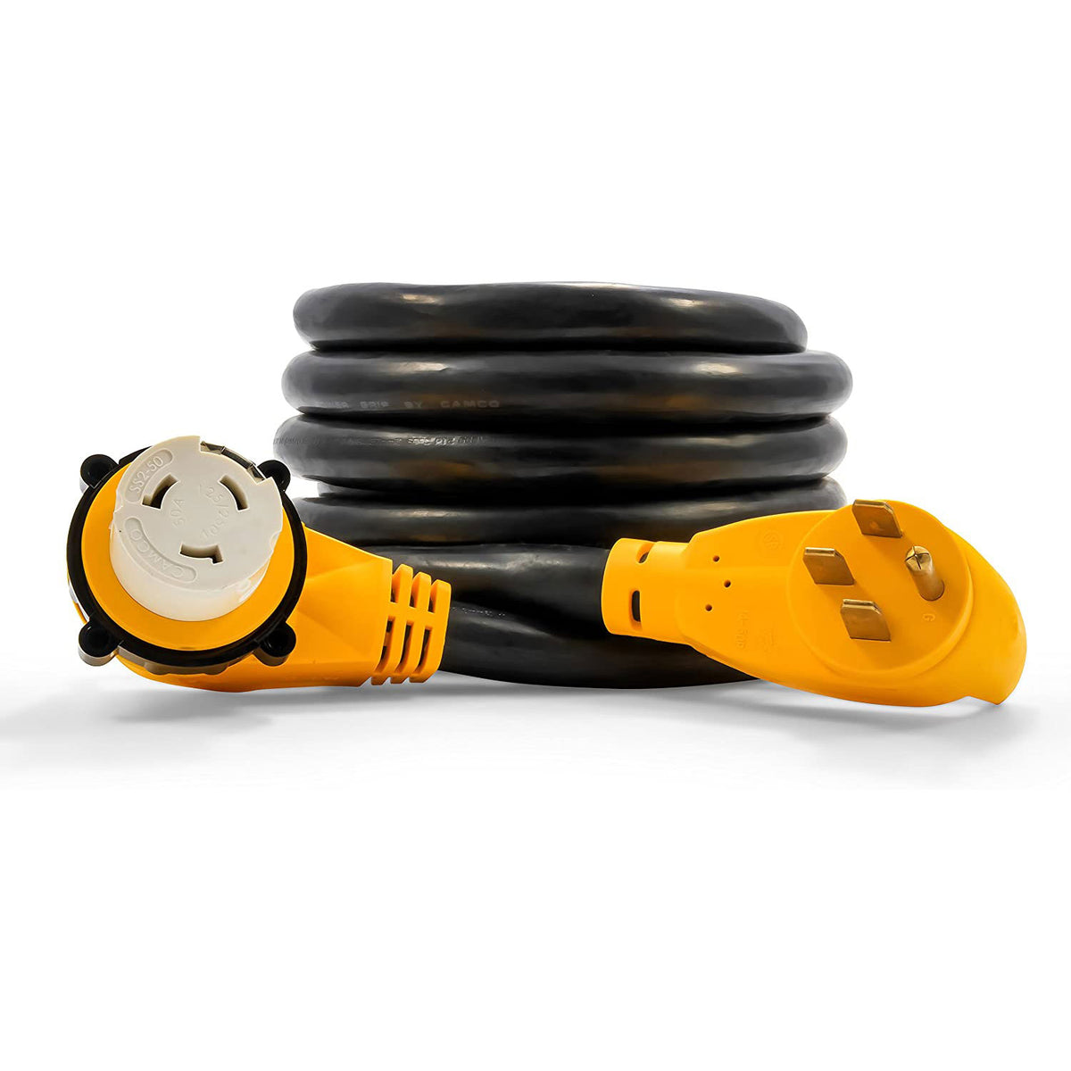Camco PowerGrip 25 Foot 50 Amp RV Power Cord w/ 90 Degree Locking (For Parts)