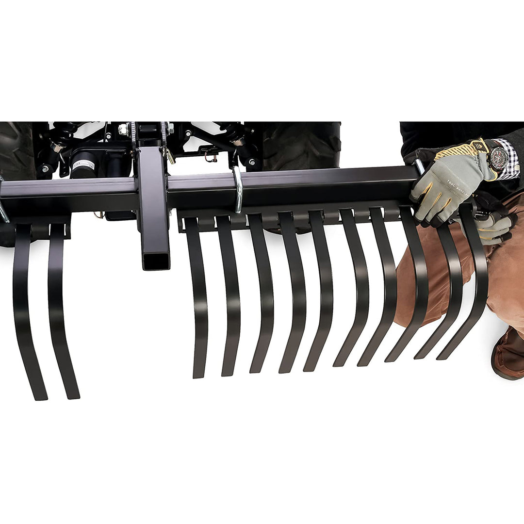 Camco Black Boar ATV/UTV Implement Custom Vehicle Landscape Rake Tool (Open Box) - VMInnovations