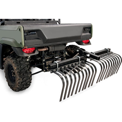 Camco Black Boar ATV/UTV Implement Custom Vehicle Landscape Rake Tool (Open Box)