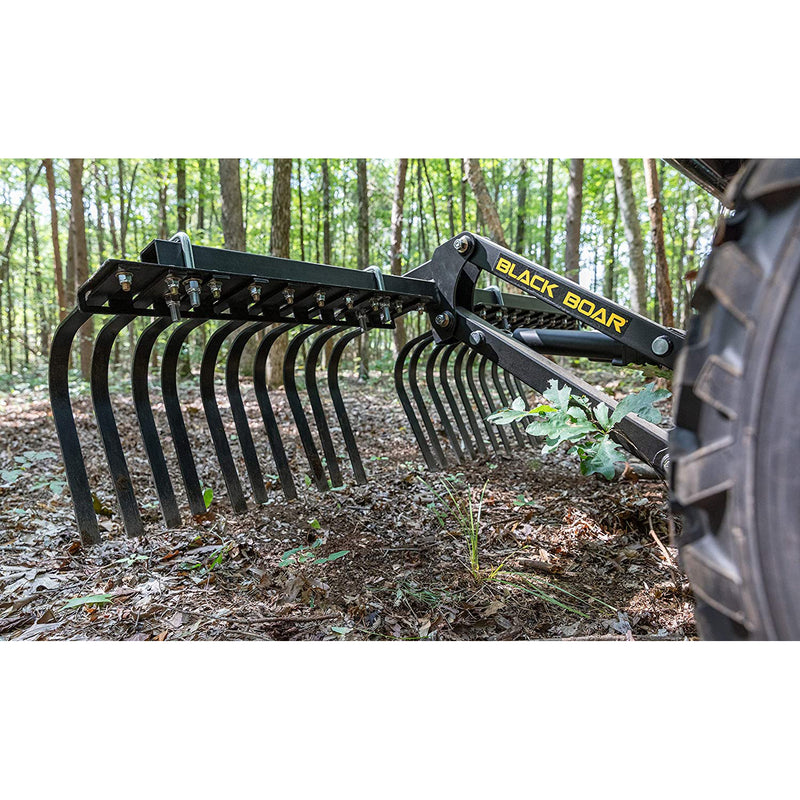 Camco Black Boar ATV/UTV Implement Custom Outside Vehicle Landscape Rake Tool