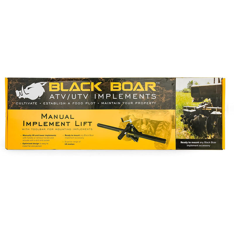 Camco Black Boar ATV/UTV Implement Strong Outside Vehicle Manual Lift Attachment