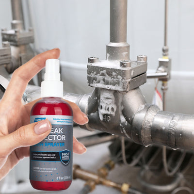 Camco RV Gas Leak Detector with Sprayer for Propane Gas Lines, 8 Ounce Bottle - VMInnovations