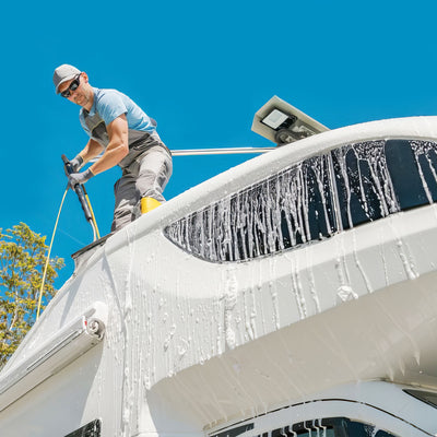 Camco Pro-Tec Professional Strength RV Hard/TPO Roof Cleaner Formula, 32 oz. Jug - VMInnovations