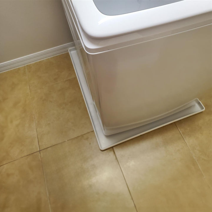 Camco Washing Low Profile Drain Pan with PVC Fitting and Locknut,White(Open Box) - VMInnovations