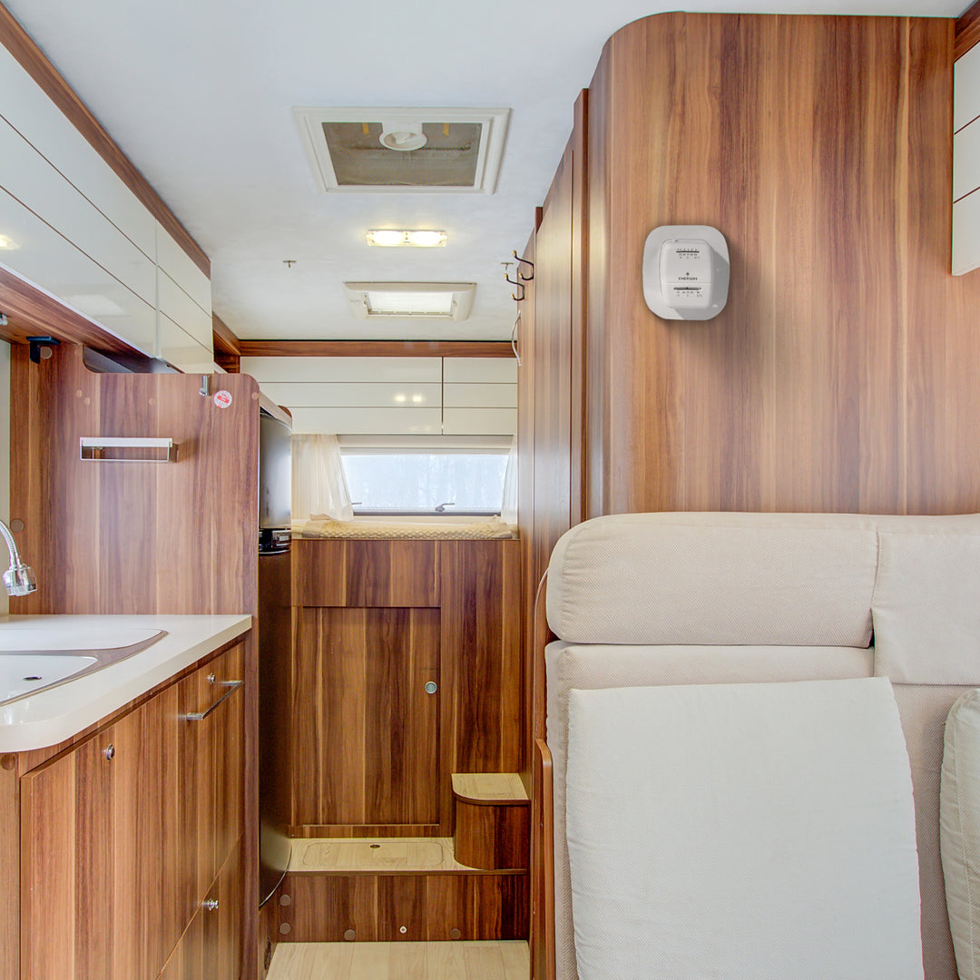 Camco RV Home Thermostat, Wall Mount, Control Temp, Heat Only, White (Open Box)