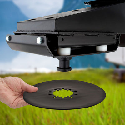 EAZ LIFT 12 Inch Bilingual Protective Lube Plate, RV 5th Wheel Trailer Accessory - VMInnovations