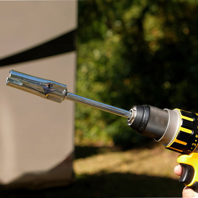 EAZ LIFT RV Scissor Jack Slotted Drill 8 Inch Attachment Fits 3/8 Inch Drills