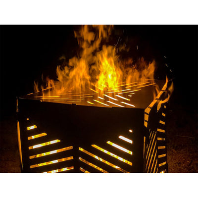 Camco Outdoor Yard Debris Burn Bin Incinerator with Lid, Small, 22"(Open Box)