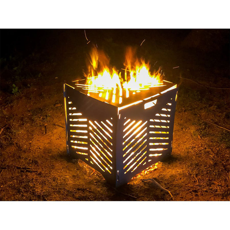 Camco Outdoor Yard Debris Burn Bin Incinerator with Lid, Small, 22"(Open Box)