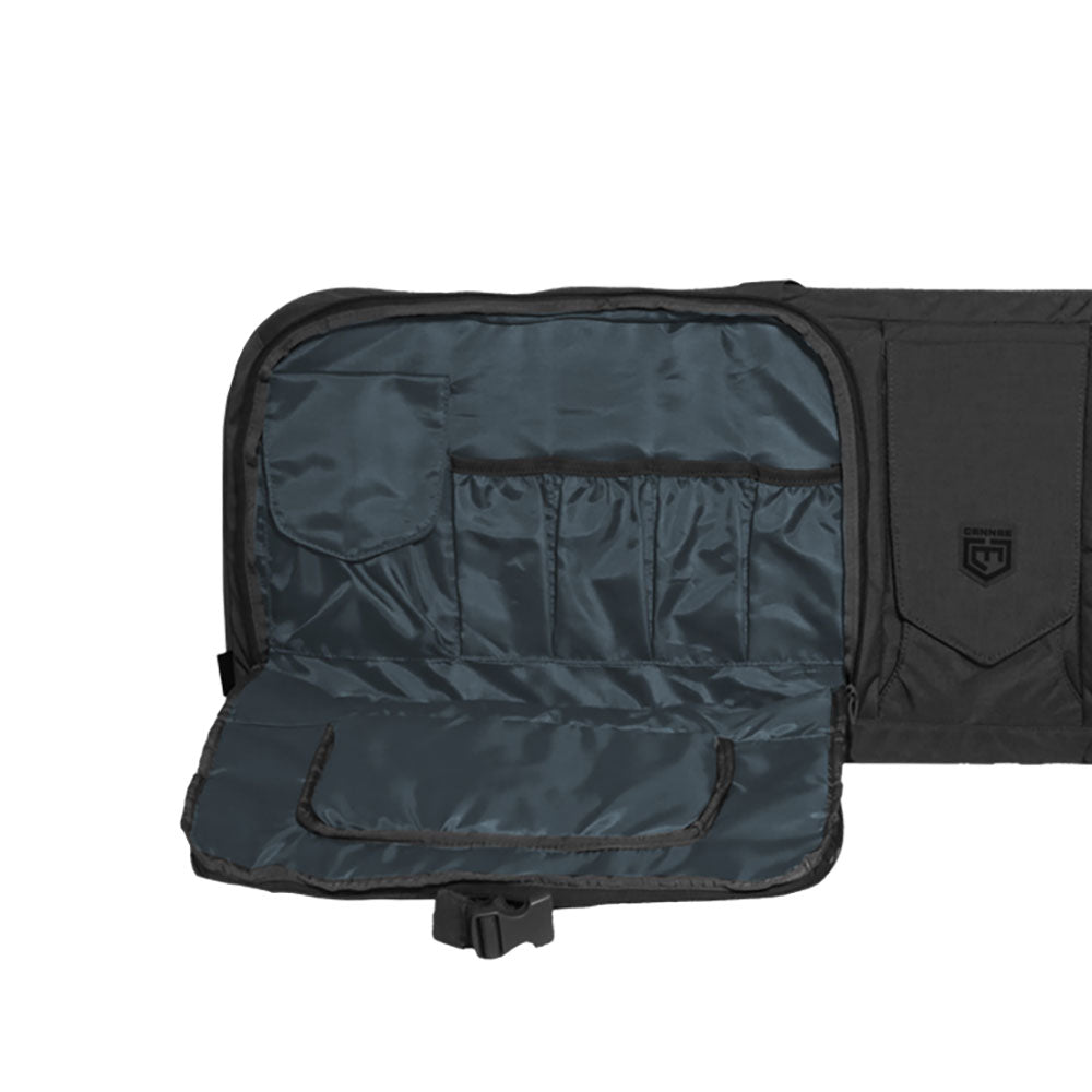 Cannae Pro Gear The Triplex Acies 2 Long Gun and 2 Hand Gun Carry Bag, Black