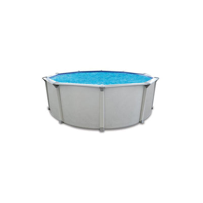 Aquarian Fuzion 24' x 52" Above Ground Swimming Pool w/Pump, Ladder & Supplies
