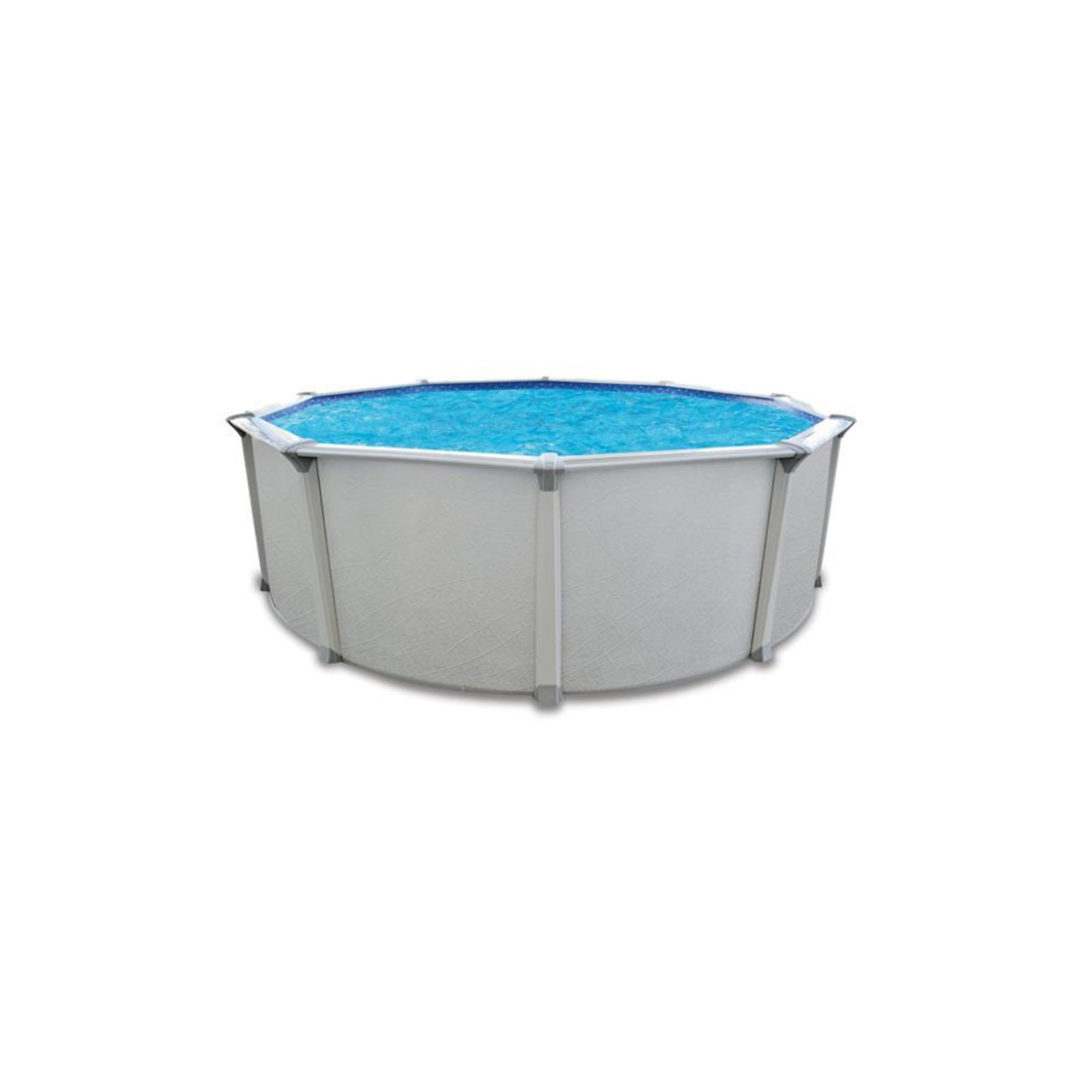 Aquarian Pools Fuzion Series 27 Feet x 52 Inch Round Above Ground Swimming Pool - VMInnovations