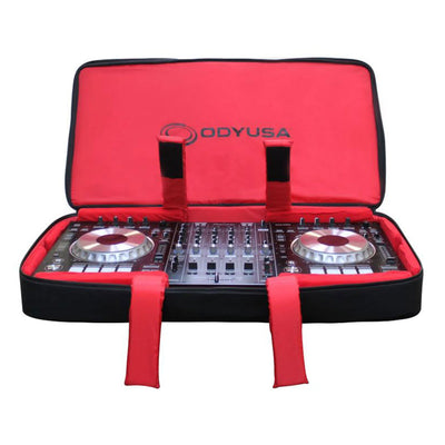 Red Series Triple Large DJ Controller Mixer Media Player Storage Bag (Open Box) - VMInnovations