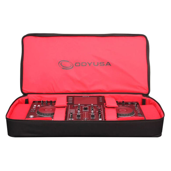 Red Series Triple Large DJ Controller Mixer Media Player Storage Bag (Open Box)