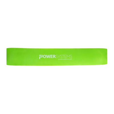 Power Systems Versa Loops Light Resistance Exercise Bands, Lime Green (10 Pack)