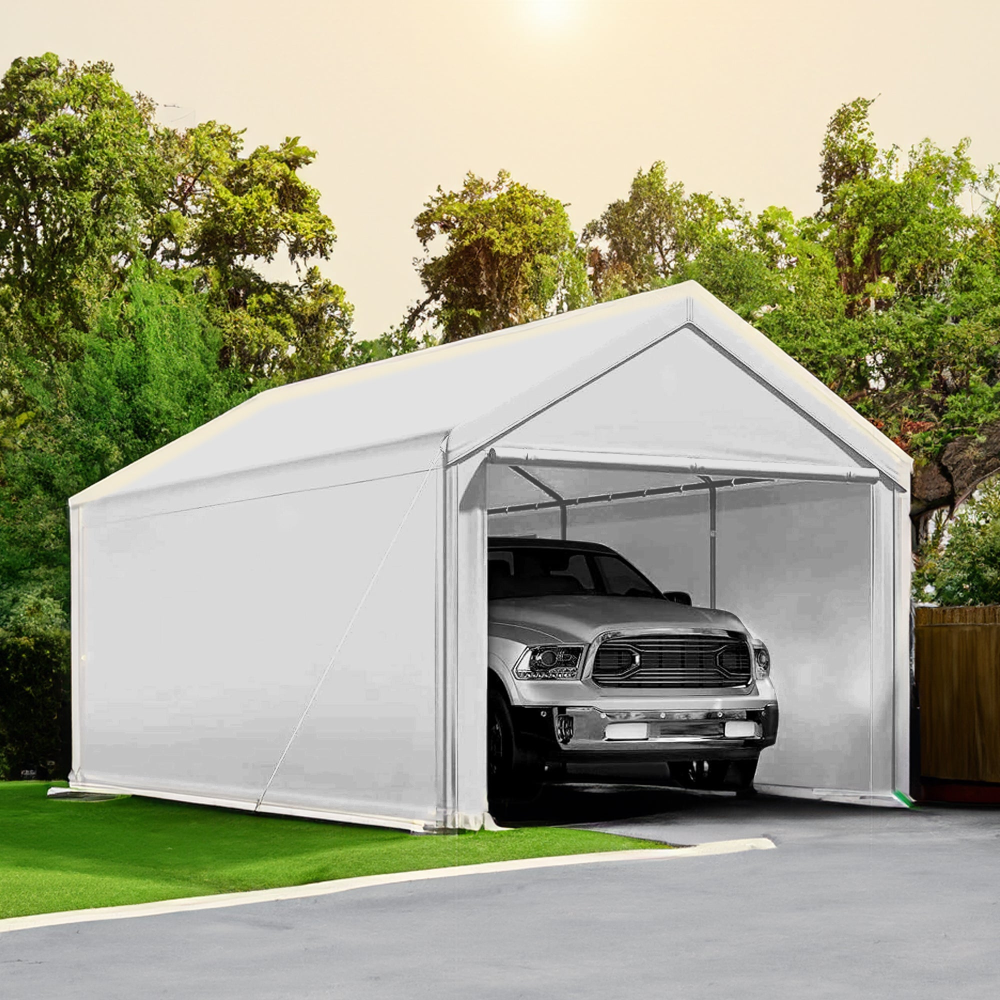 Caravan Canopy Domain 10' x 20' Straight Leg Canopy Tent Set, Sidewalls Only - VMInnovations
