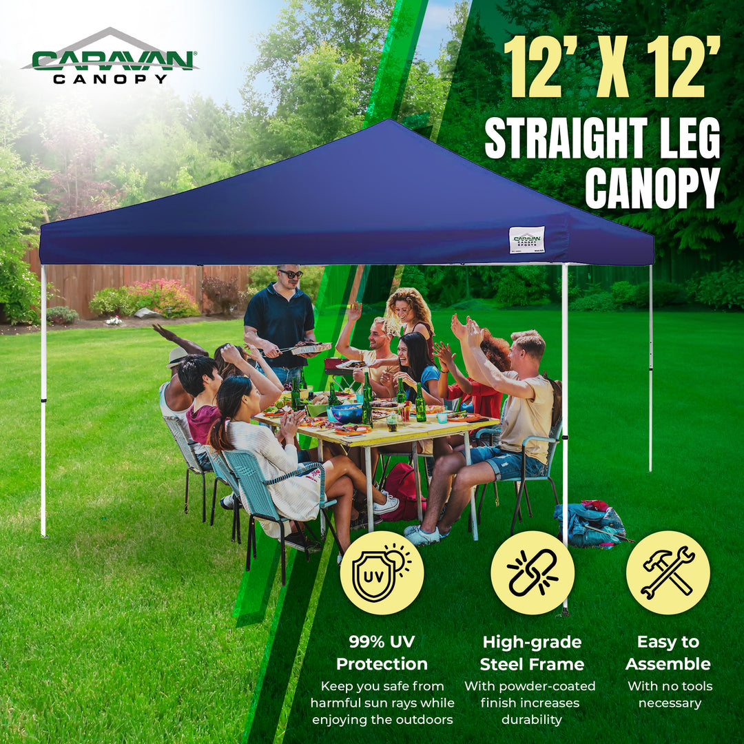 Caravan Canopy M Series Pro 2 12x12 Foot Straight Leg Instant Canopy (For Parts)