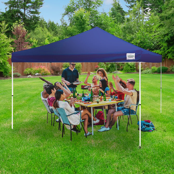 Caravan Canopy M Series Pro 2 12 x 12 Foot Straight Leg Instant Canopy, Blue