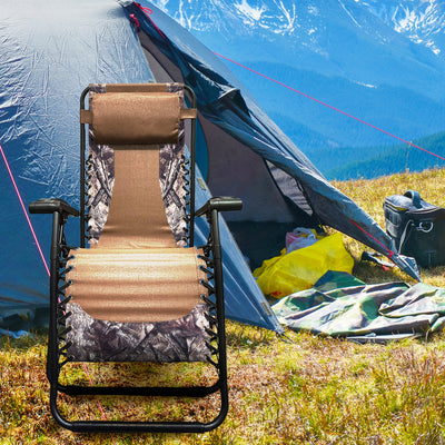 Caravan Canopy Infinity Zero Gravity Steel Frame Patio Deck Chair (Open Box) - VMInnovations
