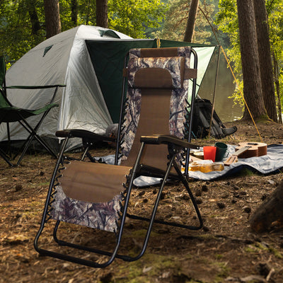 Caravan Canopy Infinity Zero Gravity Steel Frame Patio Deck Chair (Open Box) - VMInnovations