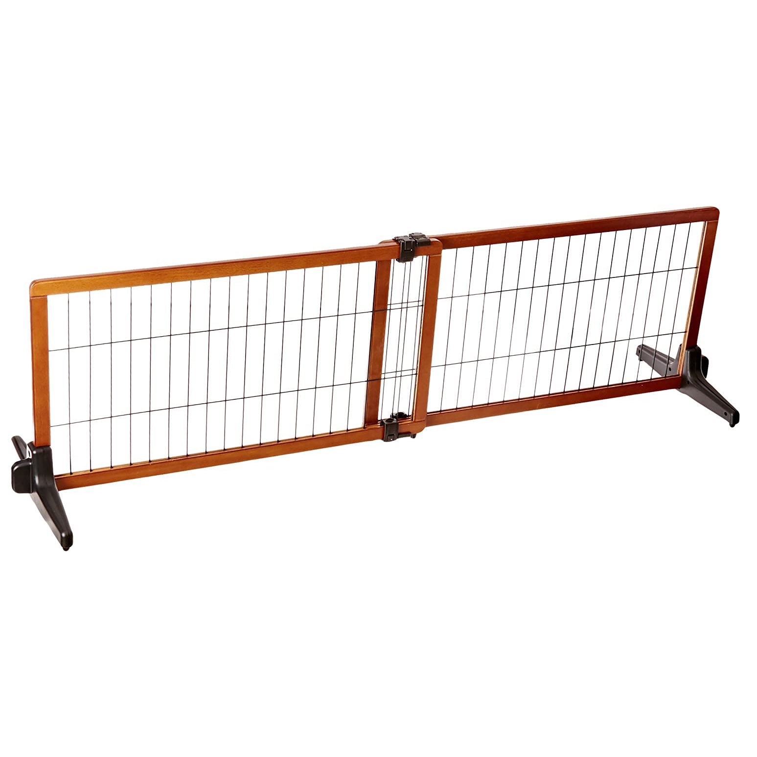 Carlson Pet Products 20" Tall Freestanding Home Indoor Pet Gate, Wood (Open Box)