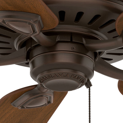 Casablanca Ainsworth 54 Inch Wooden Ceiling Fan with Pull Chain, Walnut (Used)